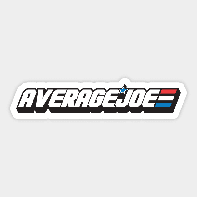 Average Joe Sticker by Woah_Jonny